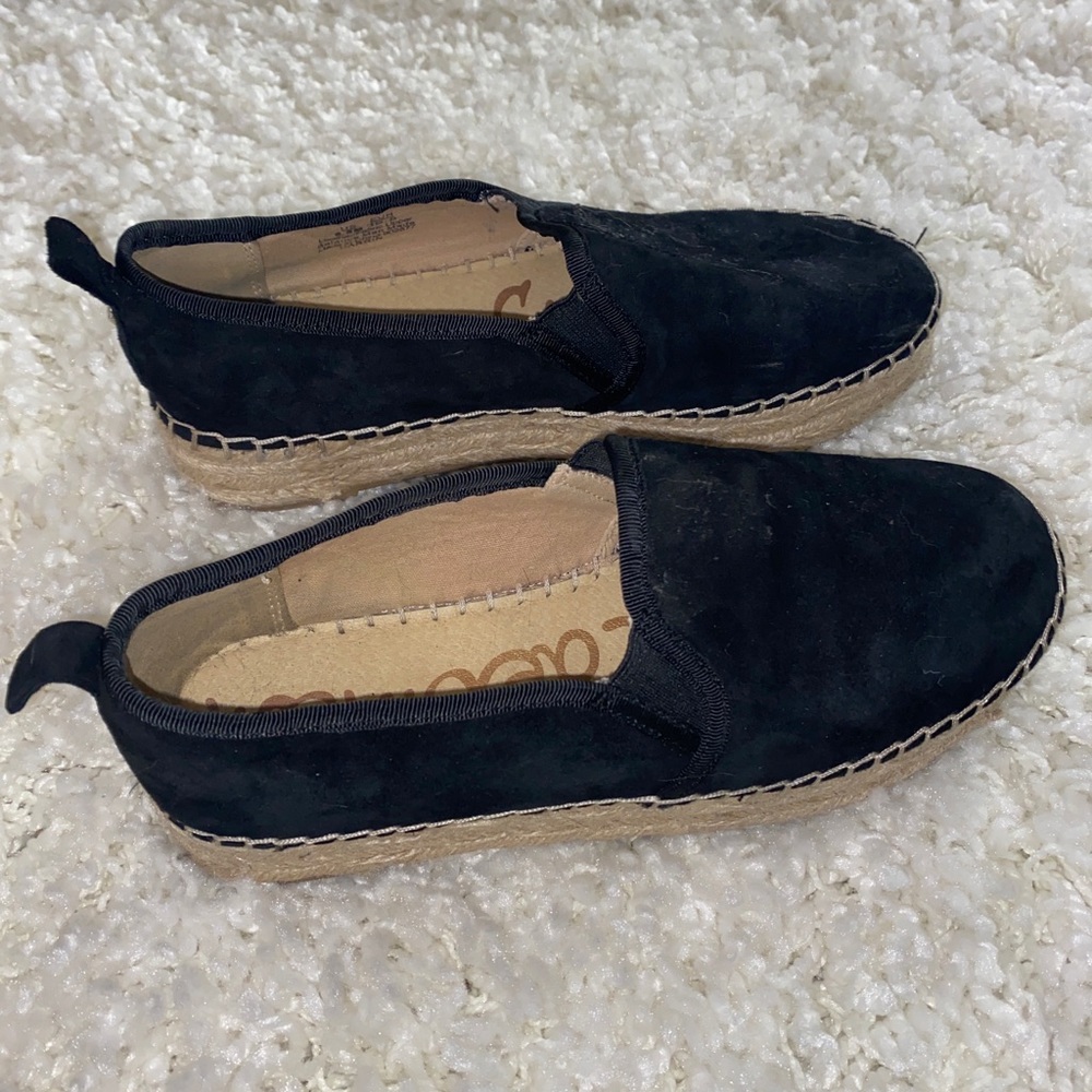 Sam Edelman Black Espadrilles Size 6.5